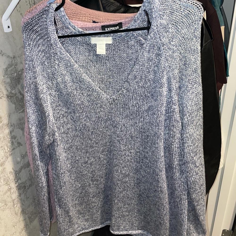 Blue Knit Sweater